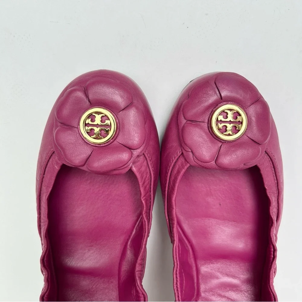 TORY BURCH Shelby Leather Ballet Flats